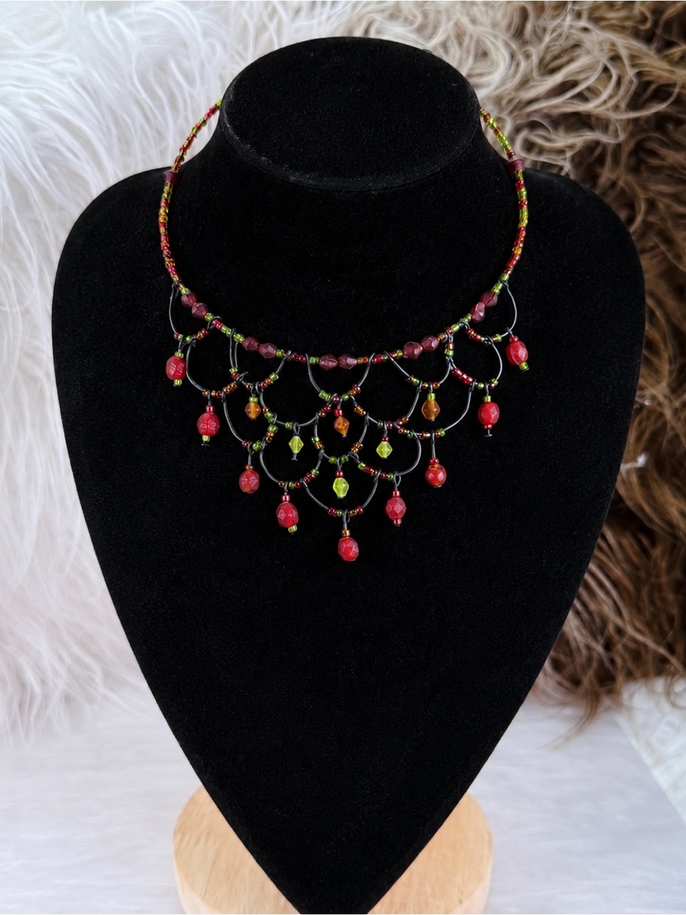 Beautiful, bohemian chic, lightweight costume, choker necklace